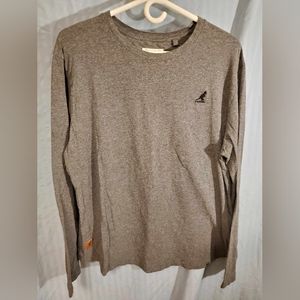 KANGOL Long Sleeve Shirt in XL - Stretch Fit